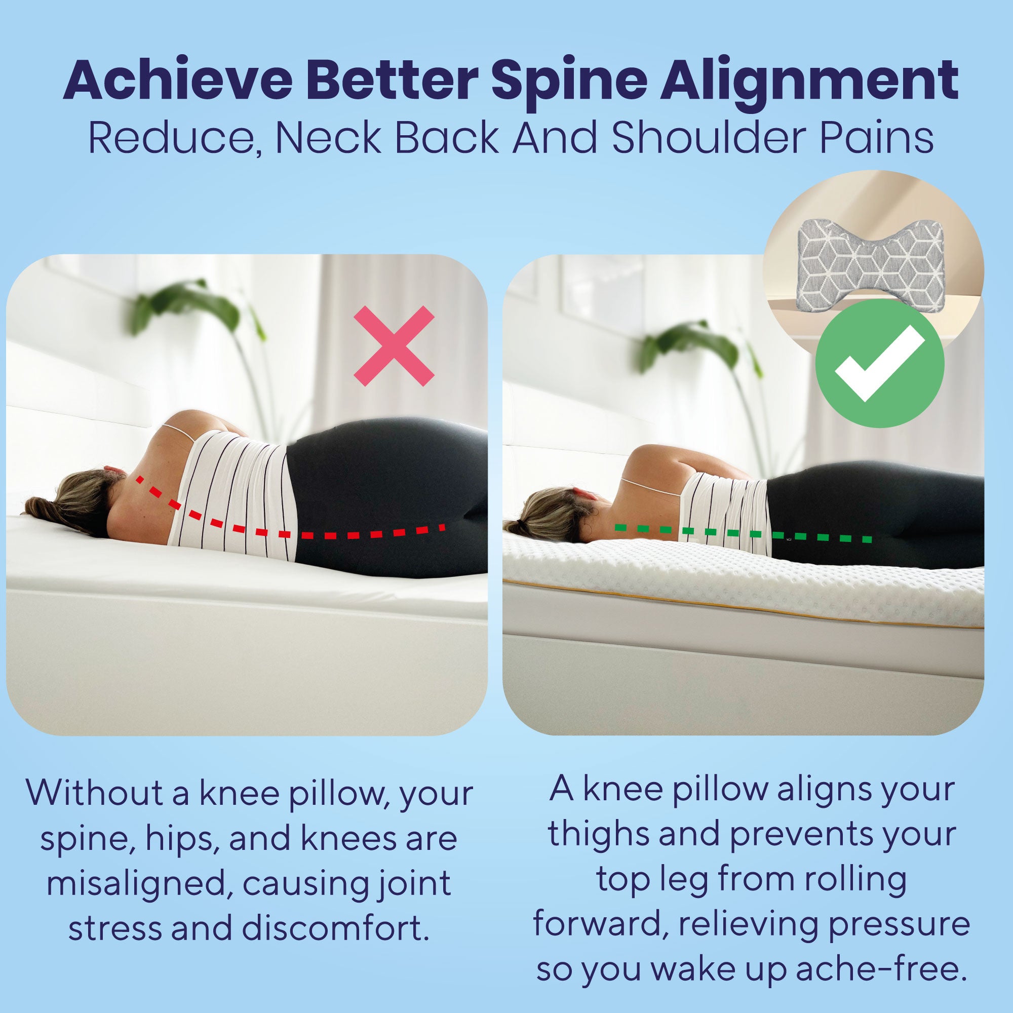 Best knee pillow for lower back pain hotsell